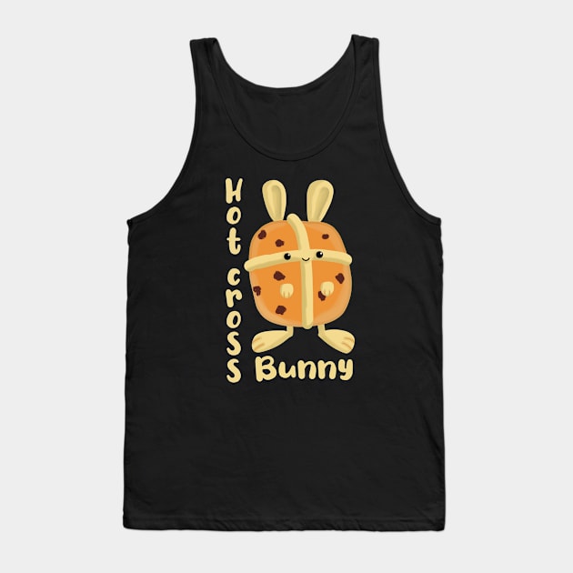 Hot Cross Bunny Tank Top by Punful